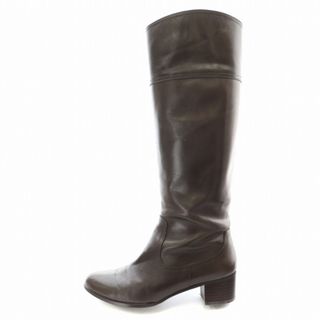 GINZA Kanematsu - 【銀座かねまつ】ロングブーツ 赤 24.5cmの GINZA Kanematsu - 【銀座かねまつ】ロングブーツ 赤 24.5cmの