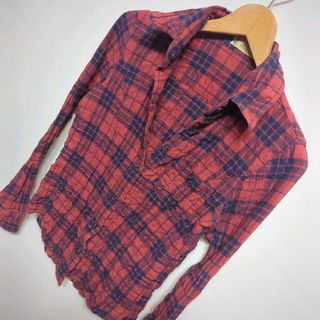 美品✨エブール オーガンジークロップドシャツ 38 ギンガム 美品✨エブール オーガンジークロップドシャツ 38 ギンガム