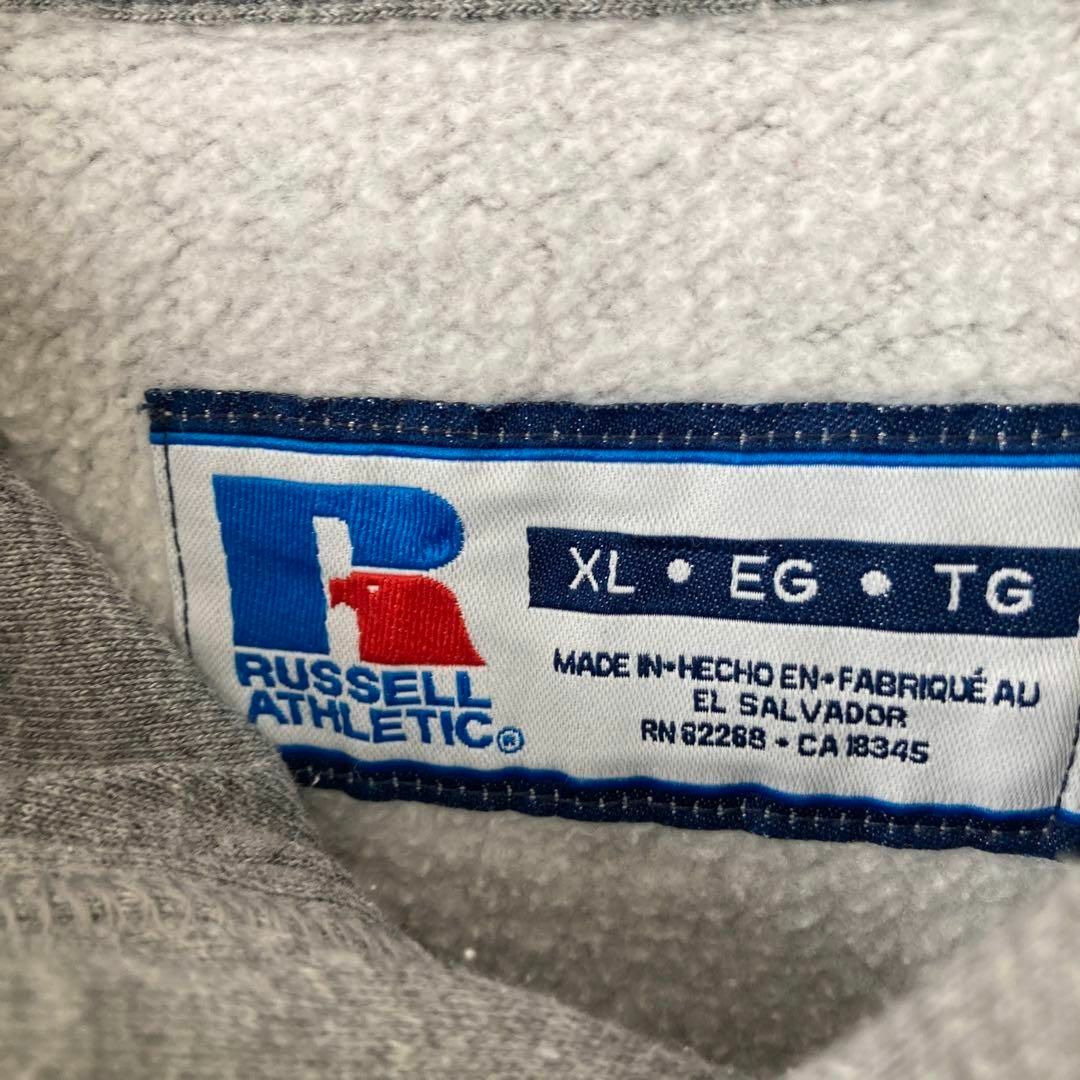 Russell Athletic(ラッセルアスレティック)のラッセルアスレチック　OAKTONカレッジプリントスウェットパーカー XL 古着 メンズのトップス(パーカー)の商品写真