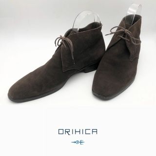 オリヒカ(ORIHICA)の ORIHICA オリヒカ 09 チャッカブーツ ブラウン 革靴 42 USED(ブーツ)