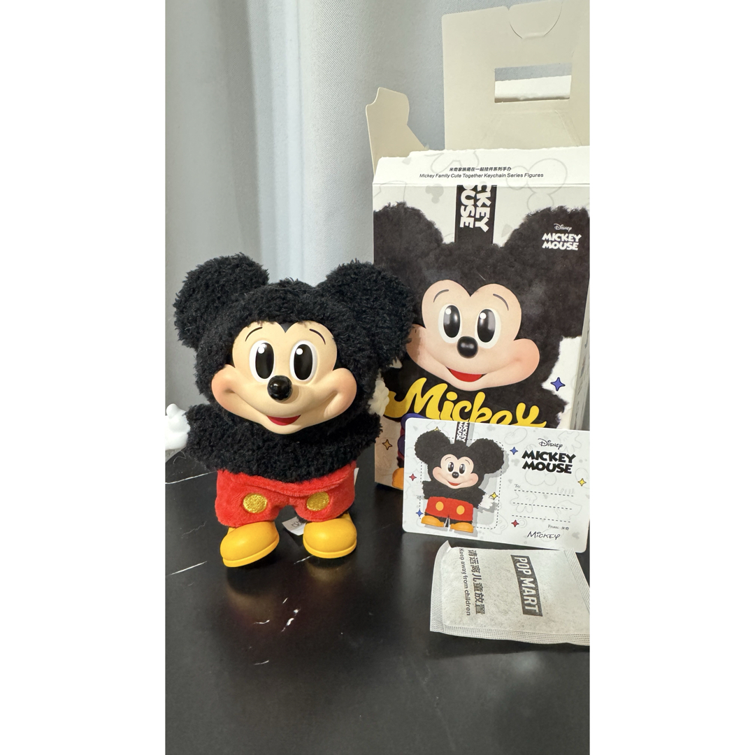 Disney - DISNEY ミッキーファミリー ぬいぐるみキーチェーンの Disney - DISNEY ミッキーファミリー ぬいぐるみキーチェーンの