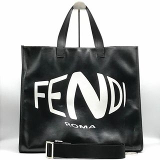 FENDI - フェンディ ビッグロゴ フィッシュアイ 2WAY トート FENDI - フェンディ ビッグロゴ フィッシュアイ 2WAY トート