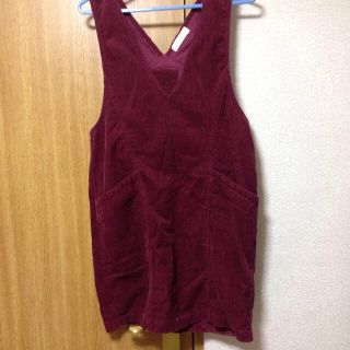 ダブルクローゼット(w closet)のジャンスカ コーデュロイ(ひざ丈スカート)