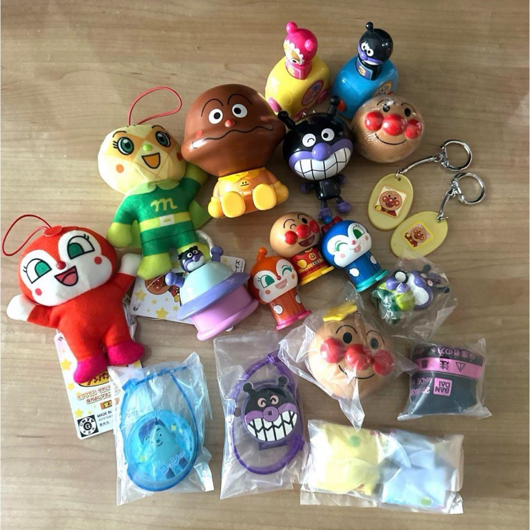 アンパンマン(アンパンマン)のアンパンマン グッズ まとめ売り 指人形 ガチャガチャ 19点セット エンタメ/ホビーのおもちゃ/ぬいぐるみ(キャラクターグッズ)の商品写真