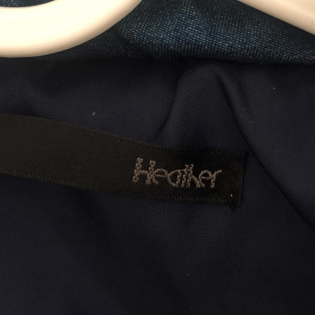 heather(ヘザー)のHeather♡デニムダウンベスト レディースのジャケット/アウター(ダウンベスト)の商品写真