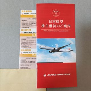 ジャル(ニホンコウクウ)(JAL(日本航空))のJAL 株主優待 3枚セット 日本航空(航空券)