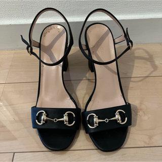 ★大人気商品★ GUCCI - 現行新品 GUCCI GGパターンサボサンダル 青・ピンク 37 靴