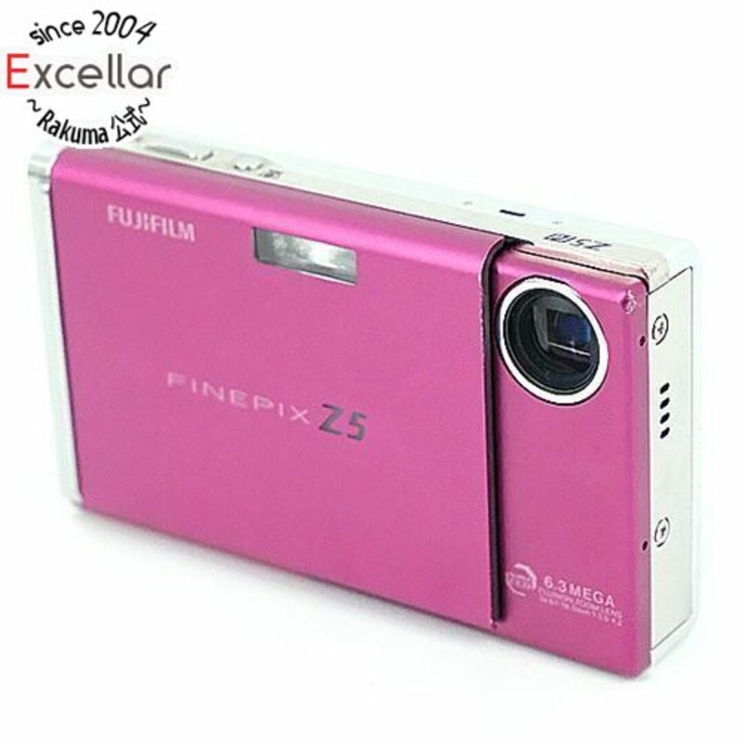 富士フイルム(フジフイルム)のFUJIFILM製 FinePix Z5fd ラズベリーレッド/630万画素 本体のみ スマホ/家電/カメラのカメラ(コンパクトデジタルカメラ)の商品写真