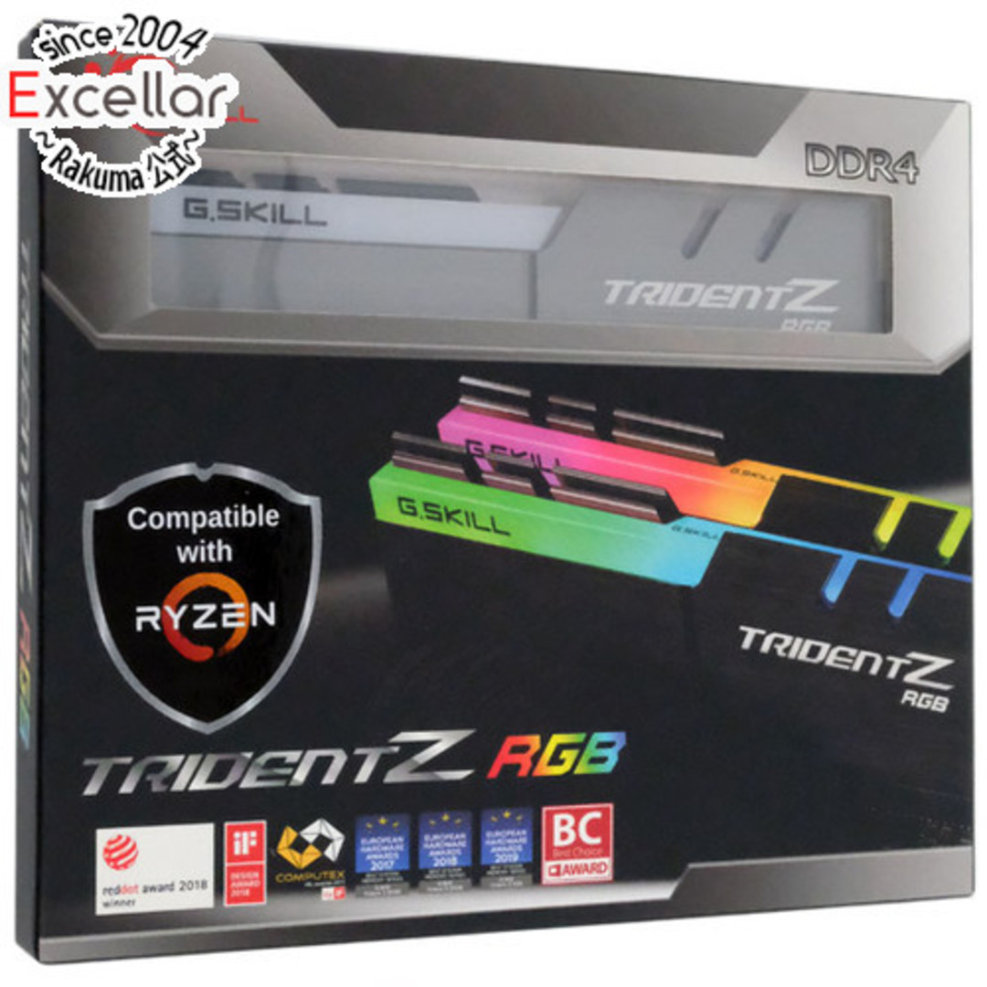 G.Skill　F4-3200C16D-32GTZRX　DDR4 PC4-25600 16GB 2枚組 元箱あり
