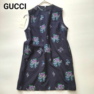 GUCCI - グッチ♡未使用GG柄ニットワンピースの通販 by amin GUCCI - グッチ♡未使用GG柄ニットワンピースの通販 by amin
