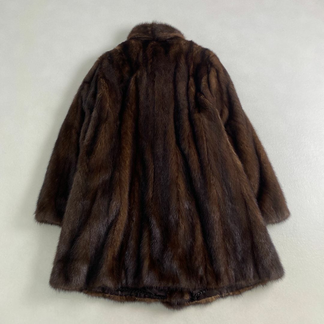 DYNASTIC FURSミンク毛皮コート ブラウン未使用