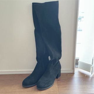 SHEIN - shein 黒 ロングブーツ 厚底 ブラック 厚手 ニーハイ SHEIN - shein 黒 ロングブーツ 厚底 ブラック 厚手 ニーハイ