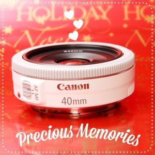 キヤノン(Canon)の新品・未使用品キャノン EF40mm STM ホワイトパンケーキに挑戦 (レンズ(単焦点))