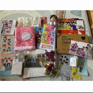 ナニワダンシ(なにわ男子)のなにわ男子　CDケース3点・くまのアクスタ1点(アイドルグッズ)