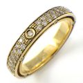 ダミアーニ DAMIANI リング D.SIDE ディ・サイド 20086866_c 20087301 マリッジ バンド パヴェ フルエタニティ ダイヤモンド 0.64ct K18YG 15号 【中古】