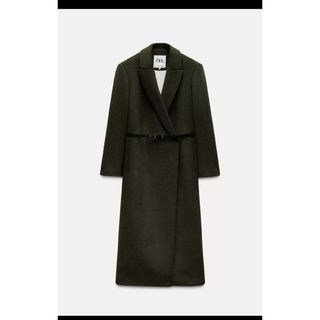 ZARA(ロングコート ・ グリーン・カーキ/緑色系)のフリマ ZARA(ロングコート ・ グリーン・カーキ/緑色系)のフリマ