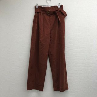 【Droite lautreamont】ドロワットロートレアモン　茶系　2　パンツ　ハイウエスト　無地　シンプル(その他)