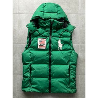 POLO RALPH LAUREN(ダウンベスト ・ グリーン・カーキ/緑色系 POLO RALPH LAUREN(ダウンベスト ・ グリーン・カーキ/緑色系