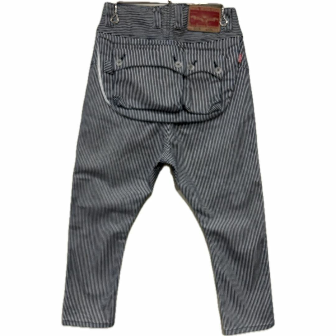 NATAL DESIGN - ＊ネイタルデザイン LotG55 ヒッコリー フラップ サルエルパンツ W28