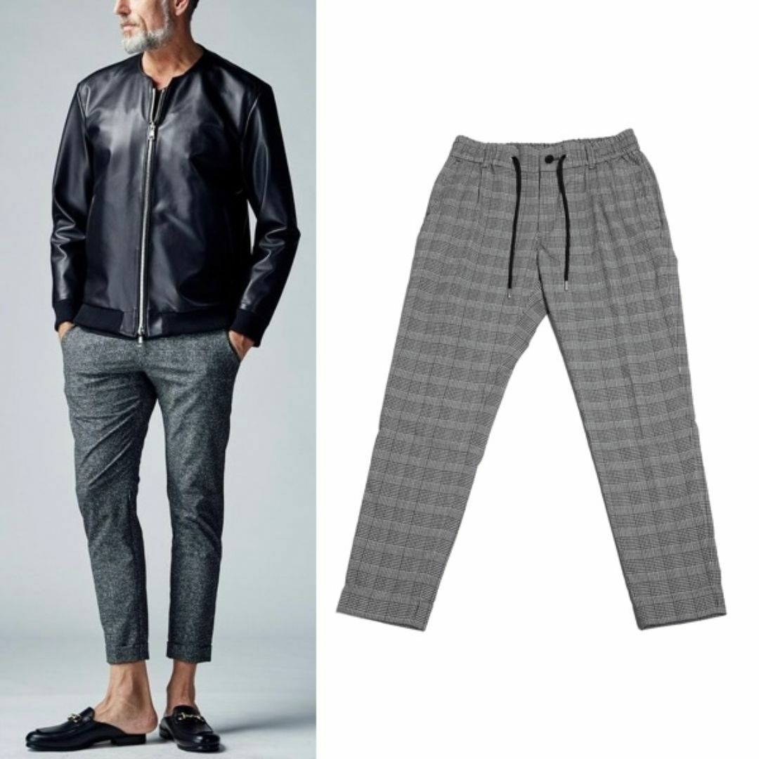 サイズM【未使用】AKM スウィングイージーパンツ 定価77000円 未使用 AKM M ブラック TM ICE SWING EASY PANTS スウィング