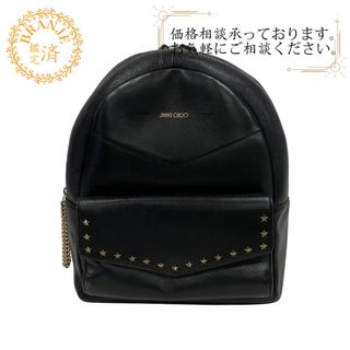 JIMMY CHOO - JIMMY CHOO FITZROY BLACK フラワー 花柄 バック JIMMY CHOO - JIMMY CHOO FITZROY BLACK フラワー 花柄 バック