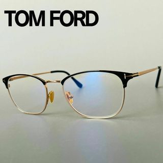 TOM FORD EYEWEAR - トムフォード メガネ サーモント ブロー ブラック ゴールド 黒 金 サーモント