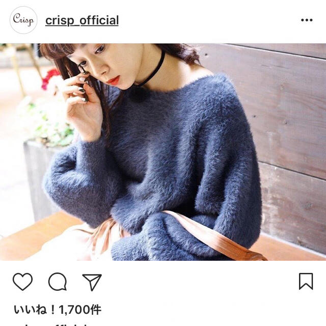 Crisp(クリスプ)のクリスプ♡フワフワニット レディースのトップス(ニット/セーター)の商品写真