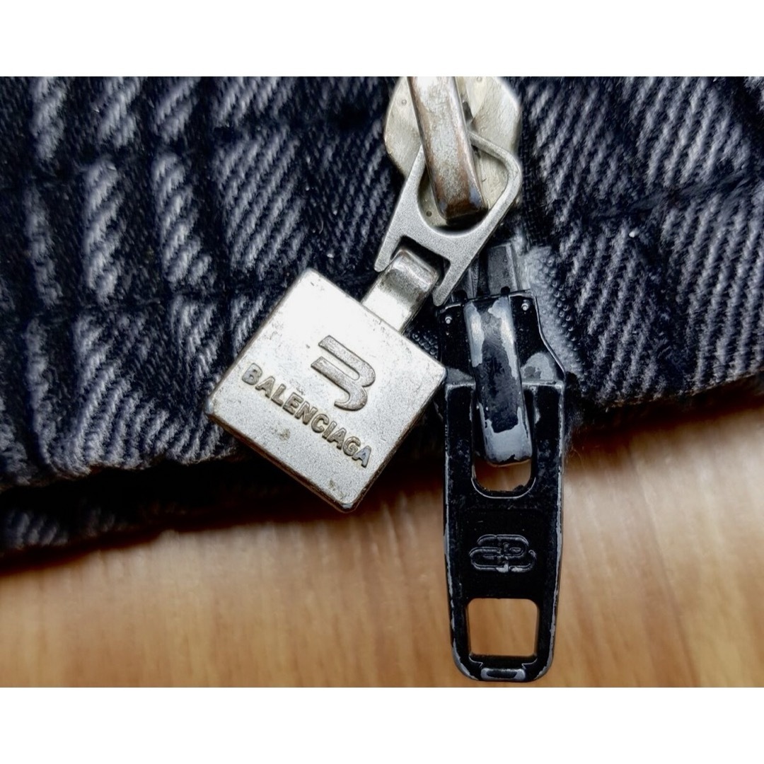 BALENCIAGA - BALENCIAGA デニムトラックジャケットの通販 by め BALENCIAGA - BALENCIAGA デニムトラックジャケットの通販 by め
