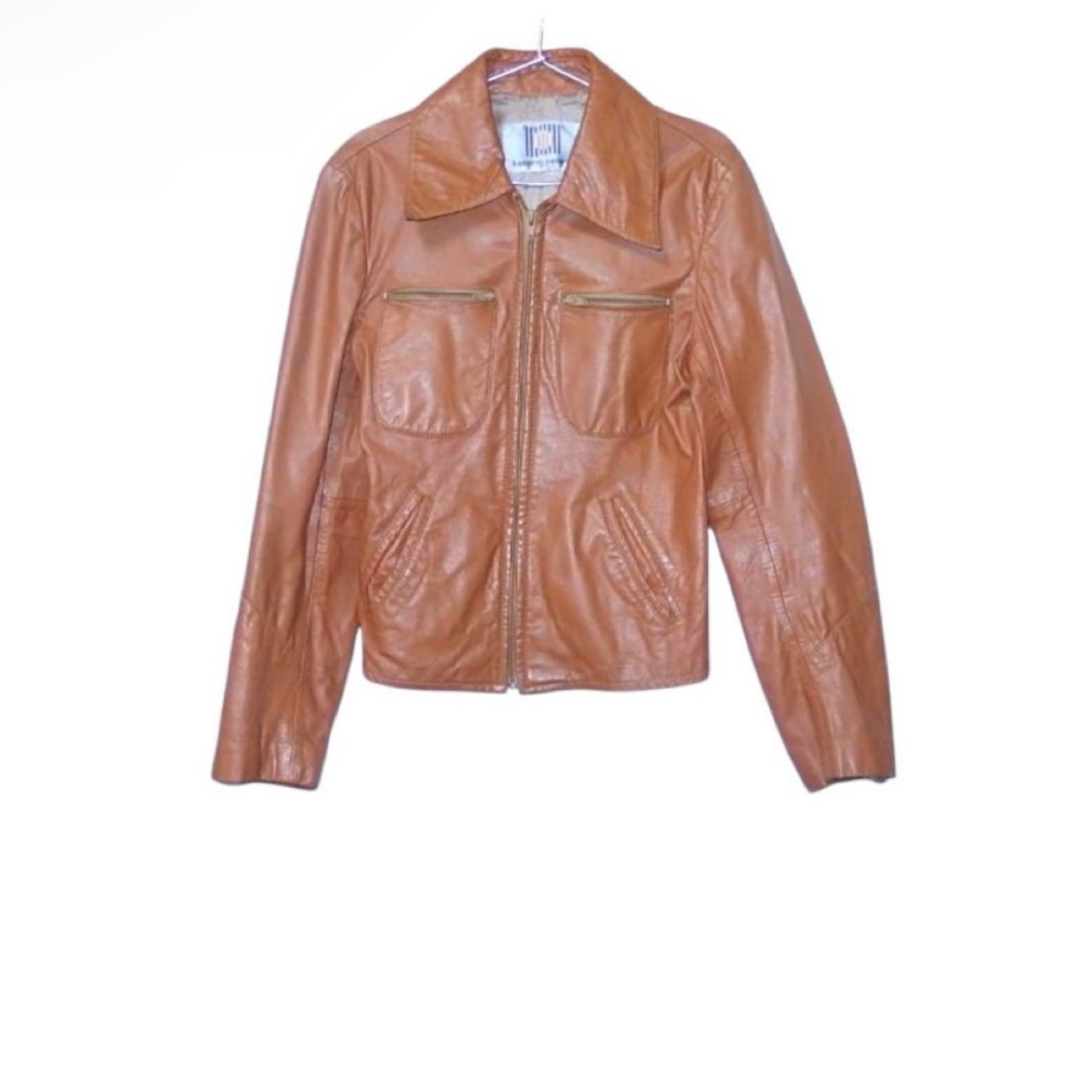 VINTAGE - ▪️60‘s【LANTRY LEATHERS】 LEATHER JACKET