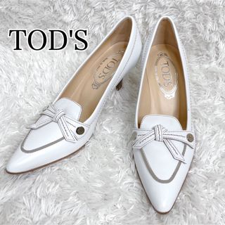 TOD'S - 未使用✨️ TOD'S トッズ パンプス レザー ホワイト TOD'S - 未使用✨️ TOD'S トッズ パンプス レザー ホワイト