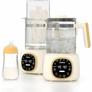 調乳ポット 哺乳瓶 消毒 ミルクウォーマー 電気ケトル ガラス ケ(哺乳ビン)