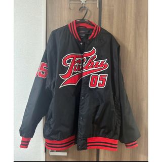 FUBU - 90年代 FUBU フブ ナイロン スタジアムジャケット レッド FUBU - 90年代 FUBU フブ ナイロン スタジアムジャケット レッド