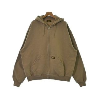 パレス(PALACE)のPALACE パレス パーカー XL ベージュ 【古着】【中古】(パーカー)
