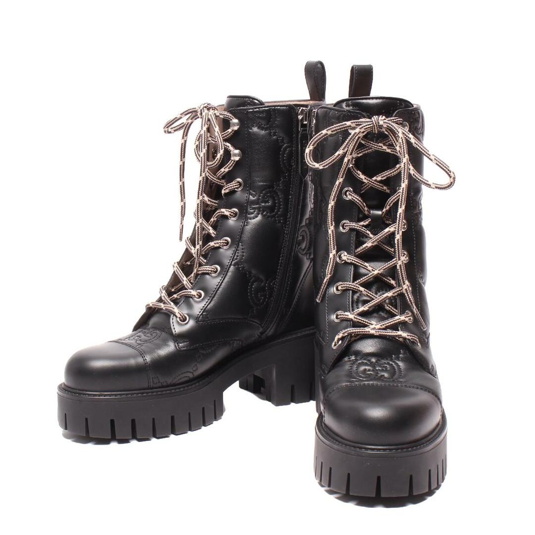 GUCCI - 美品 グッチ ショートブーツ サイドジップアップ 718386 GUCCI - 美品 グッチ ショートブーツ サイドジップアップ 718386