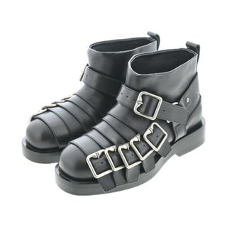 BURBERRY - Burberry 黒 レザー ニーハイブーツ 高ヒール ポイン BURBERRY - Burberry 黒 レザー ニーハイブーツ 高ヒール ポイン