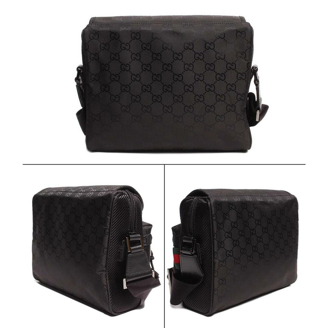 GUCCI - グッチ ボディバッグ シルバー金具 ミディアム クロス GUCCI - グッチ ボディバッグ シルバー金具 ミディアム クロス