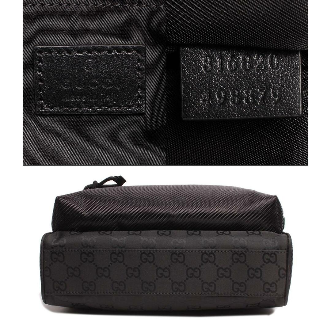 GUCCI - グッチ ボディバッグ シルバー金具 ミディアム クロス GUCCI - グッチ ボディバッグ シルバー金具 ミディアム クロス