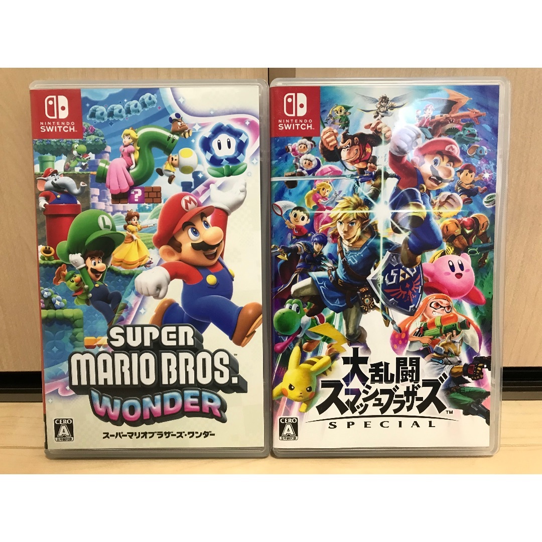 Nintendo Switch - ✨スマッシュブラザーズSP＆マリオブラザーズワンダーセット✨即日発送可
