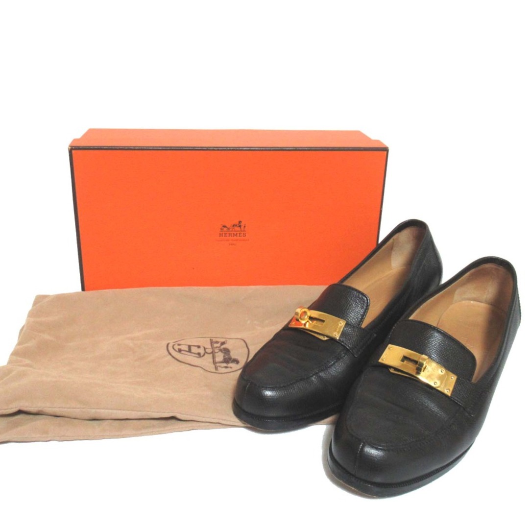 HERMES - 美品 HERMES エルメス レザー ケリーローファー HERMES - 美品 HERMES エルメス レザー ケリーローファー
