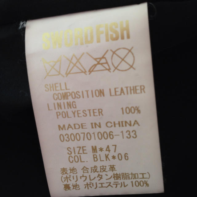SWORD FISH(ソードフィッシュ)のSWORD FISH 革ジャン レディースのジャケット/アウター(ライダースジャケット)の商品写真