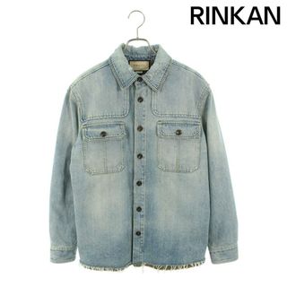 GUCCI - グッチ 22AW 667998 XDBRP ダメージ加工裏地ボアデニム GUCCI - グッチ 22AW 667998 XDBRP ダメージ加工裏地ボアデニム