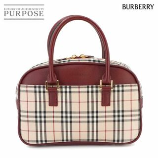 BURBERRY - □激レア□BURBERRY ハンドバッグ レザー ブラック BURBERRY - □激レア□BURBERRY ハンドバッグ レザー ブラック