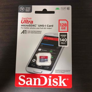 サンディスク(SanDisk)のSandiskマイクロSDカード128GB 140mb/s(PC周辺機器)