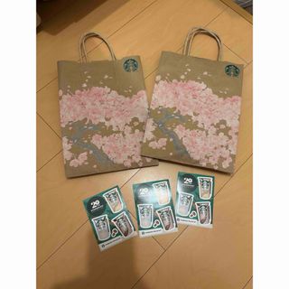 Starbucks Coffee - スタバ 紙袋 ショップ袋 2枚セット Starbucks Coffee - スタバ 紙袋 ショップ袋 2枚セット