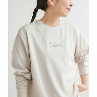 アーバンリサーチドアーズ(URBAN RESEARCH DOORS)の【BEIGE】ロゴ刺繍プルオーバー(カットソー(長袖/七分))