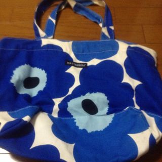 マリメッコ(marimekko)のマリメッコ ウニッコブルーバッグ(トートバッグ)