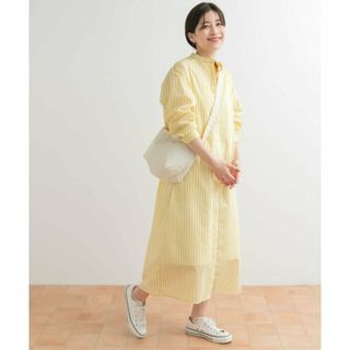 アーバンリサーチドアーズ(URBAN RESEARCH DOORS)の【YELLOW】カラーストライプシャツワンピース(ロングワンピース/マキシワンピース)