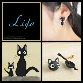 【即日発送】猫型ピアス(ピアス)