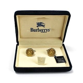 BURBERRY - 正規 バーバリー ホース レリーフ騎士ロゴカフス BURBERRY - 正規 バーバリー ホース レリーフ騎士ロゴカフス