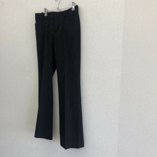 【ELLE PARIS】　黒系　38　ワイドパンツ　フレアパンツ　無地　シンプル　ボトムス(その他)